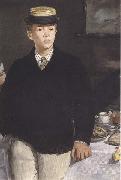 Le dejeuner dans l'atelier (detail) (mk40), Edouard Manet